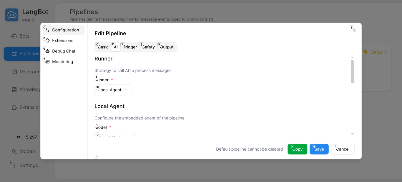 Pipeline AI Configuration